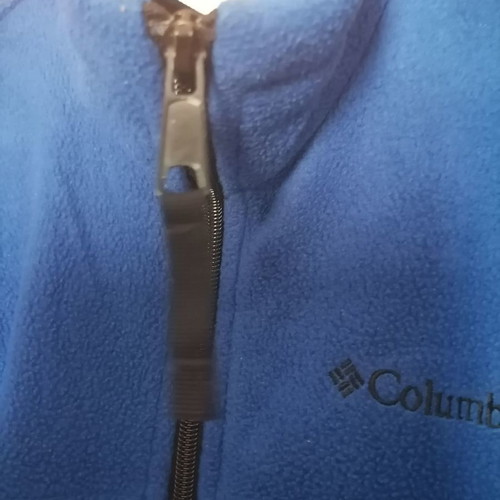 Columbia kids fleece jacket like new, blue for ages 4-6