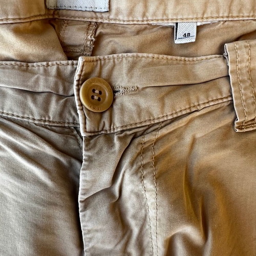 Cerruti bermuda shorts used, 100% cotton, size L, beige