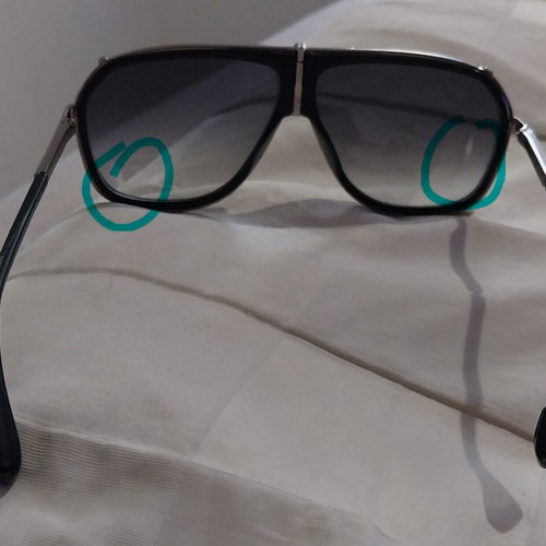 Marc Jacobs women's sunglasses, dark blue with silver details