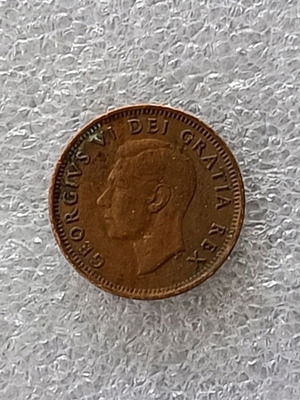 Canada 1 Cent coin 1949, King George VI