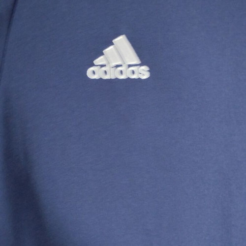 Adidas training shirt with V-neck, size L, blue