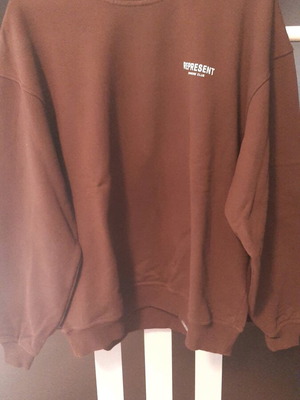 Represent Owners CLUB sweatshirt size Large like new, brown