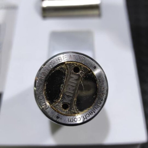 Kizoku Kirin Semi-Mech Tube Mod used, brushed stainless steel, 18350/18650