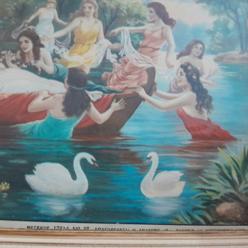 Old frame with 1960 print used