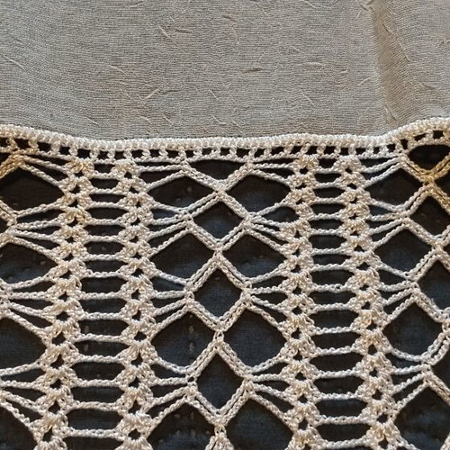 Square Handmade Table Doily new, 1.10×1.10cm