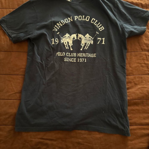 Vinson Polo Club short sleeve t-shirt Large like new, blue