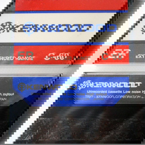 Kenwood ER C-60 κασέτες 2 τεμάχια vintage 80's σφραγισμένες καινούργιες