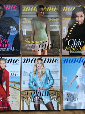 Περιοδικά Madame Figaro σε άριστη κατάσταση, πακέτο 6 τεύχη