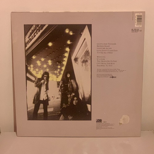 White Lion Mane Attraction LP original European press 1991 like new