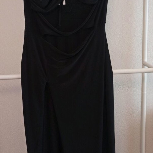 Public Desire maxi dress new, sexy cutout, size Medium, black