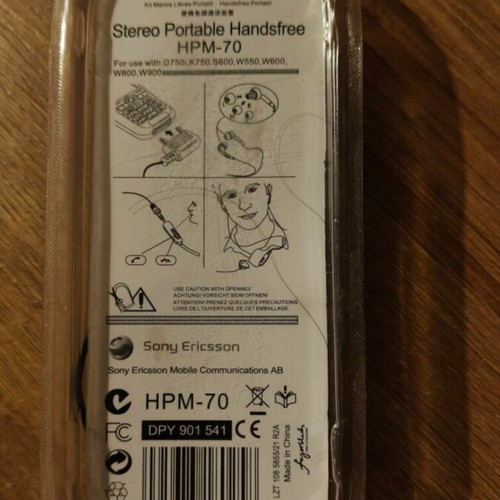 Sony Ericsson Handsfree earbuds for K750, W810, K510, W550