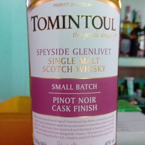 Tomintoul Pinot Noir Cask Finish whisky new 70cl