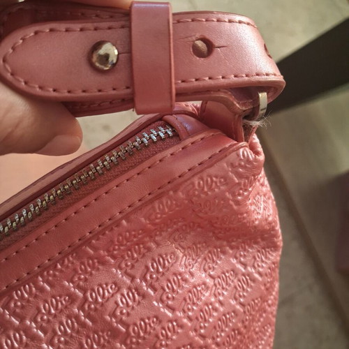 Folli Follie Shoulder Bag like new, pink with embossed logo