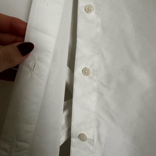 Zara white women's shirt size M used with open back