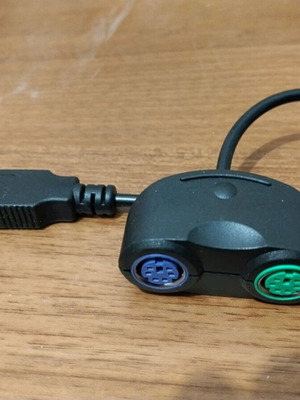 PS2 port adapter to USB new (keyboard and mouse)