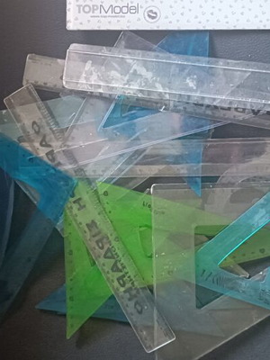 Rulers set refurbished, all together