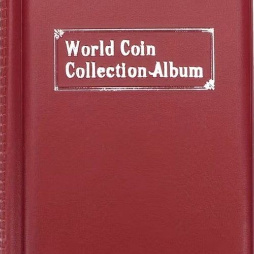 Coin storage album 120 slots, 4 colors