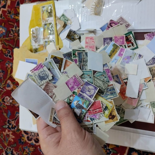 Stamps used from various eras and countries