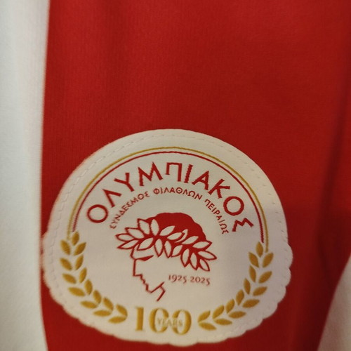 Olympiacos 100 Years Basketball Jersey new, size Large