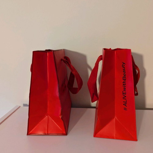 Shiseido bags like new pack of 2 small size