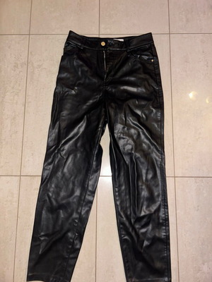 Zara leather pants S black like new
