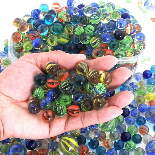 Glass marbles pack of 100 new