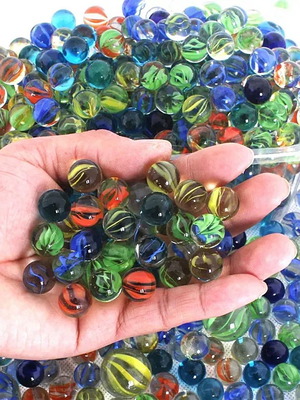 Glass marbles pack of 100 new