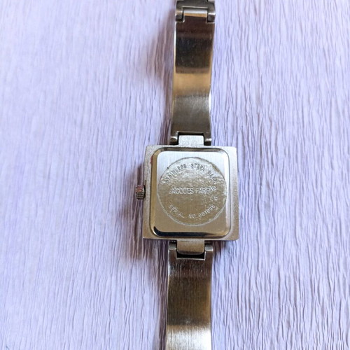 Jacques Farel watch set used with bracelet and Q&Q stand