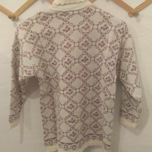 Vintage Knitted Tricoteen Blouse 90s for Girls