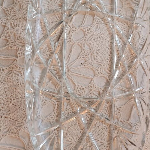 Mikasa crystal serving platter like new