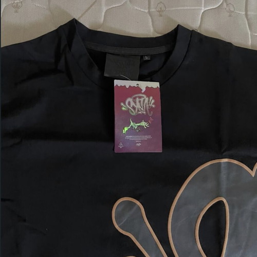 Syna World black summer set with modern streetwear design