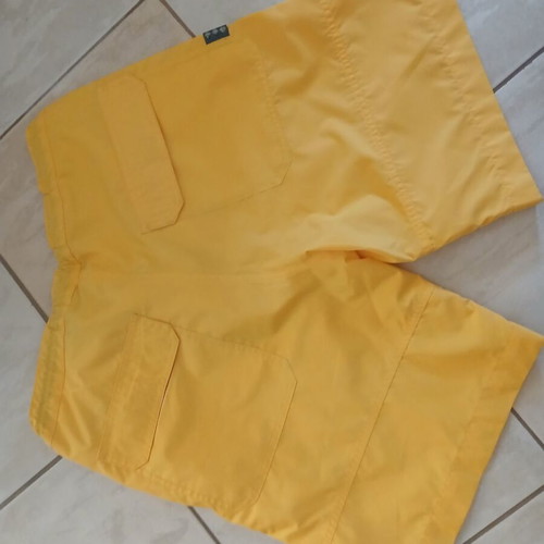 Sergio Tacchini yellow bermuda shorts, size M
