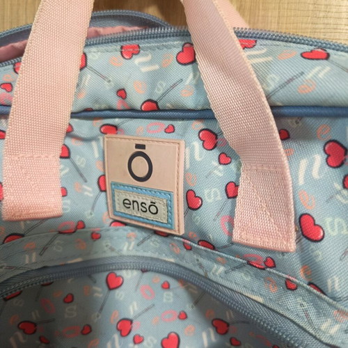 Enso children's bag like new, pink colorful crossbody