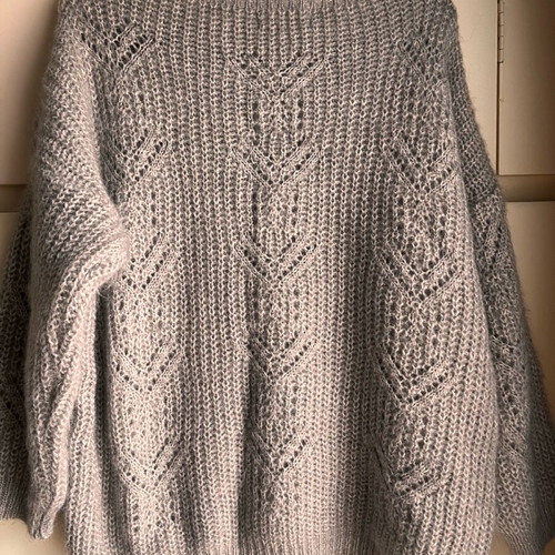Collezione Gaia wool sweater like new, gray, size M