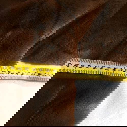 Πανωφόρι faux fur με κουκούλα καινούργιο, καφέ, one size