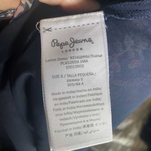 Pepe Jeans dress like new with waist belt, size S