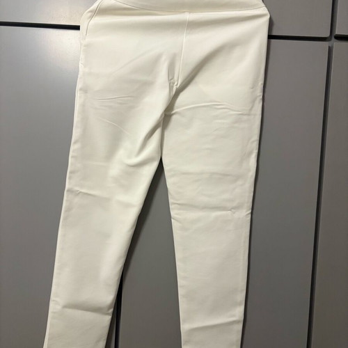 Enzzo white pants like new, small with side zipper