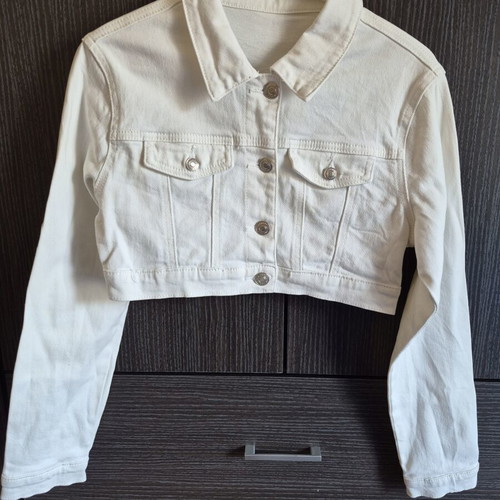 Jacket white, like new, size S