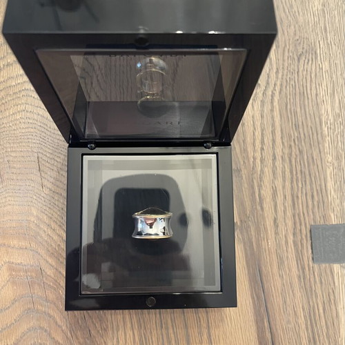 Bvlgari B.zero1 4-Band ring like new, pink gold and steel