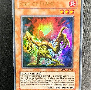 Seed of Flame (CSOC-EN081) - Ultra Rare - GD/EX