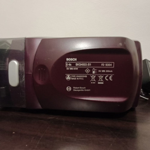 Bosch 9V Portable Battery Vacuum Like New