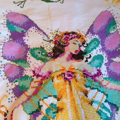 Handmade needlepoint large collectible like new 2.15x1.62 m