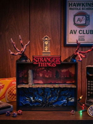 Stranger Things 3D Printed Display Stand new