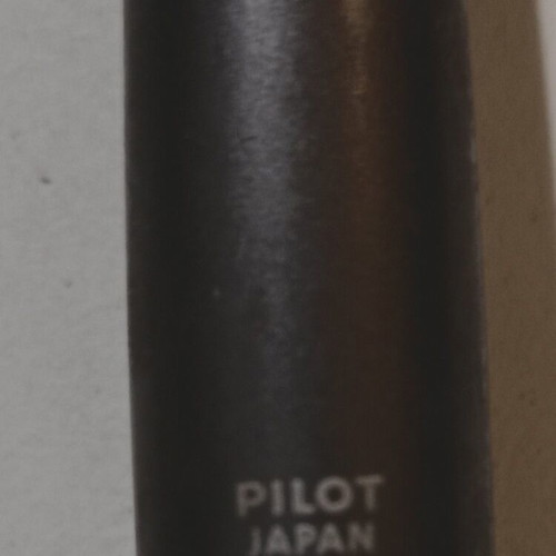 Pilot Japan pen used, gray with black accents