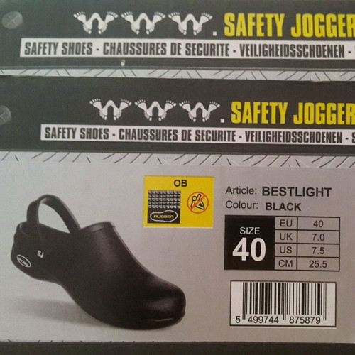 Unisex work shoes anti-slip, comfortable and lightweight, size 40