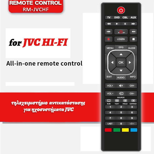 JVC Replacement Remote Control for Audio Systems new