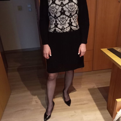 Handmade dress used, beautiful design, size S