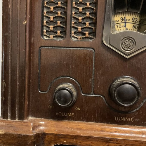 General Electric retro radio used