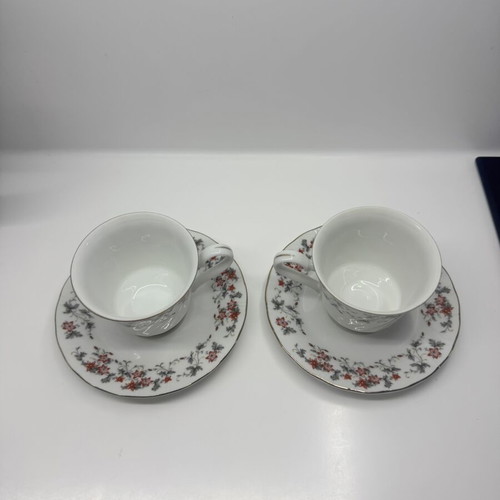 Tea and cappuccino cup set like new, porcelain, made in Japan