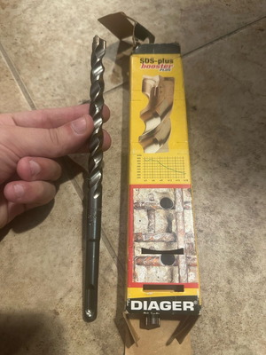 Diager Booster drill with SDS Plus shank 12mm new for construction materials